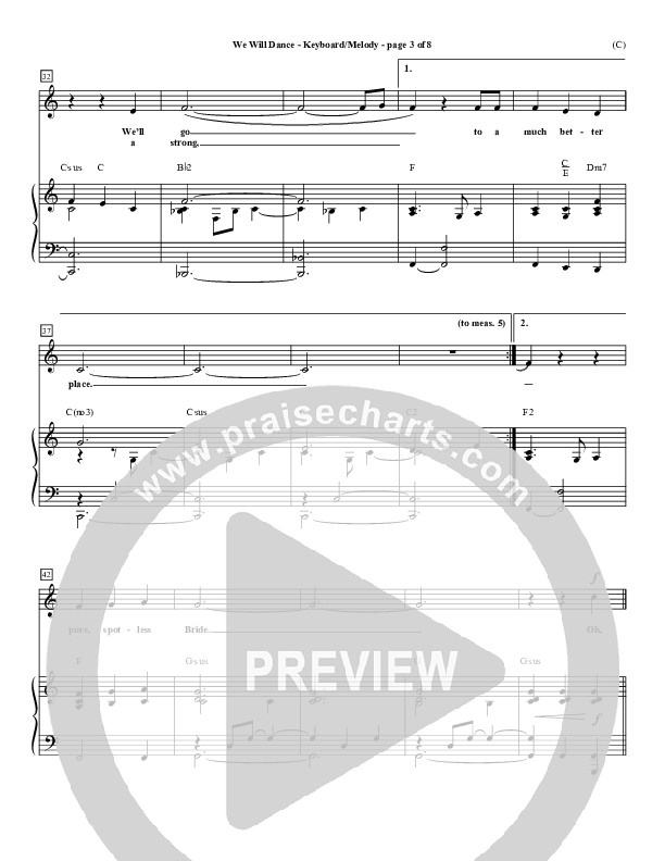 We Will Dance Lead Sheet (David Ruis)