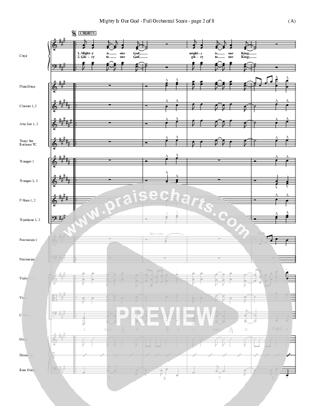 Mighty Is Our God Orchestration (Don Moen)