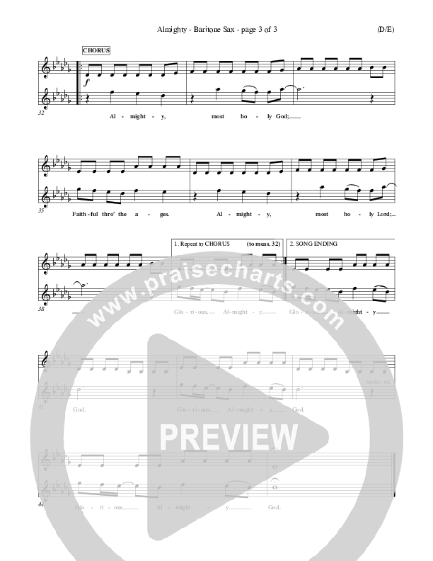 Almighty Bari Sax (Wayne Watson)