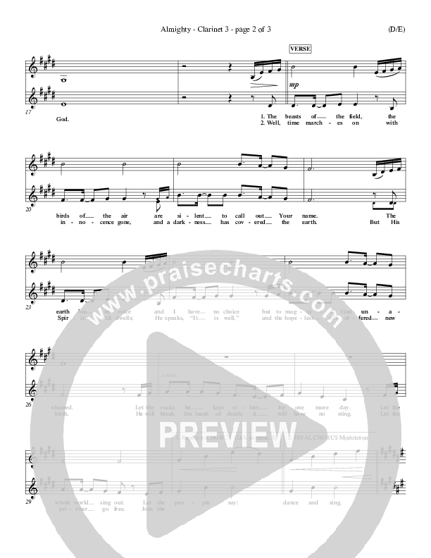 Almighty Clarinet 3 (Wayne Watson)