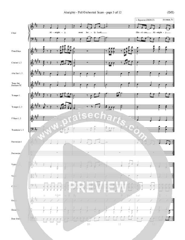 Almighty Conductor's Score (Wayne Watson)