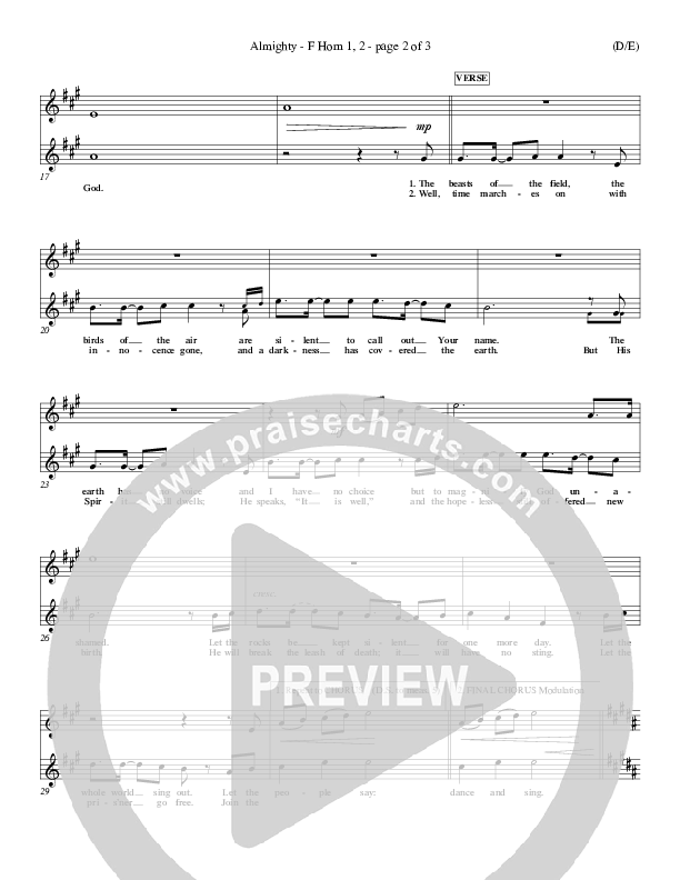 Almighty French Horn 1/2 (Wayne Watson)