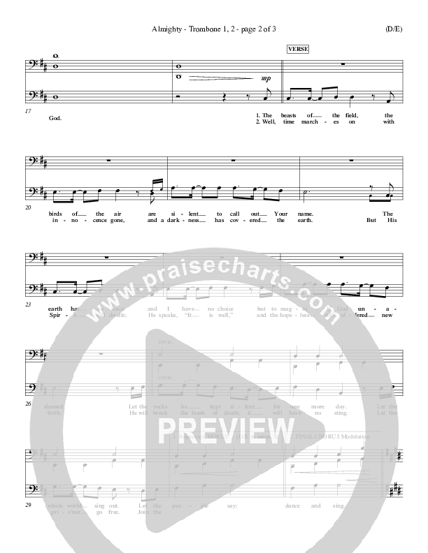 Almighty Trombone 1/2 (Wayne Watson)