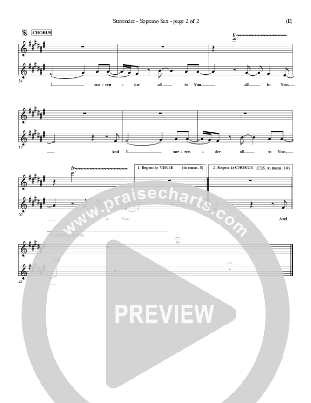 Surrender Soprano Sax (Marc James)