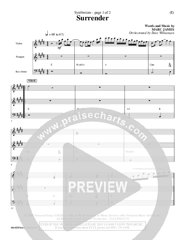 Surrender Synth (Marc James)