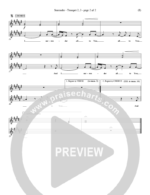 Surrender Trumpet 2/3 (Marc James)