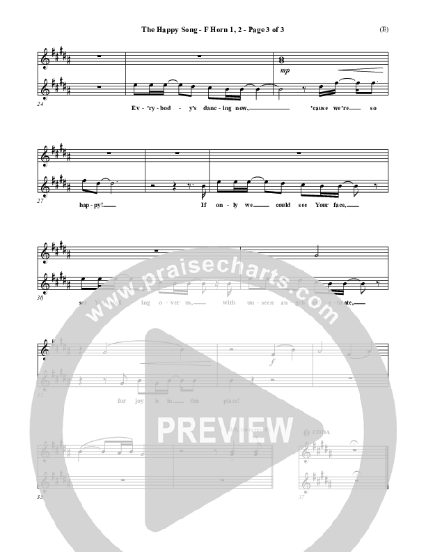 The Happy Song French Horn 1/2 (Delirious)