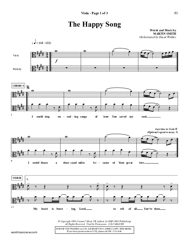 The Happy Song Viola (Delirious)