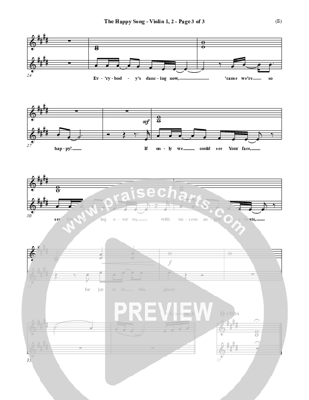 The Happy Song Violin 1/2 (Delirious)