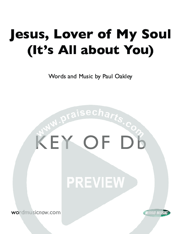 Jesus Lover of My Soul (It's All About You) Orchestration (Paul Oakley)