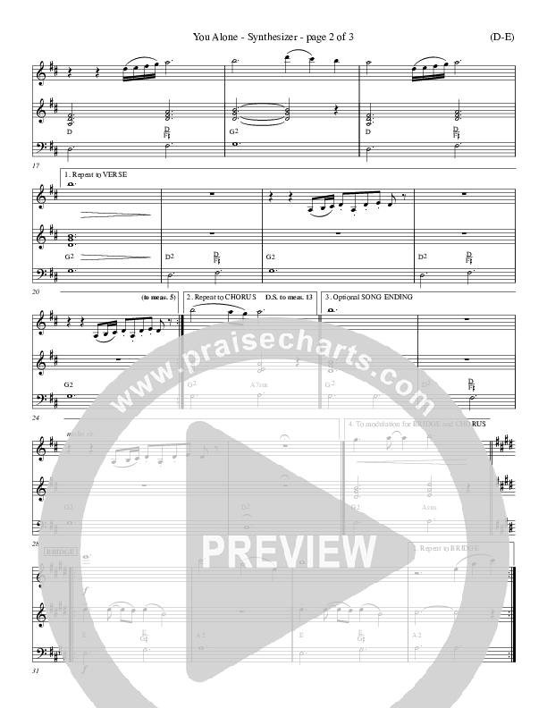 You Alone Synth (David Crowder)