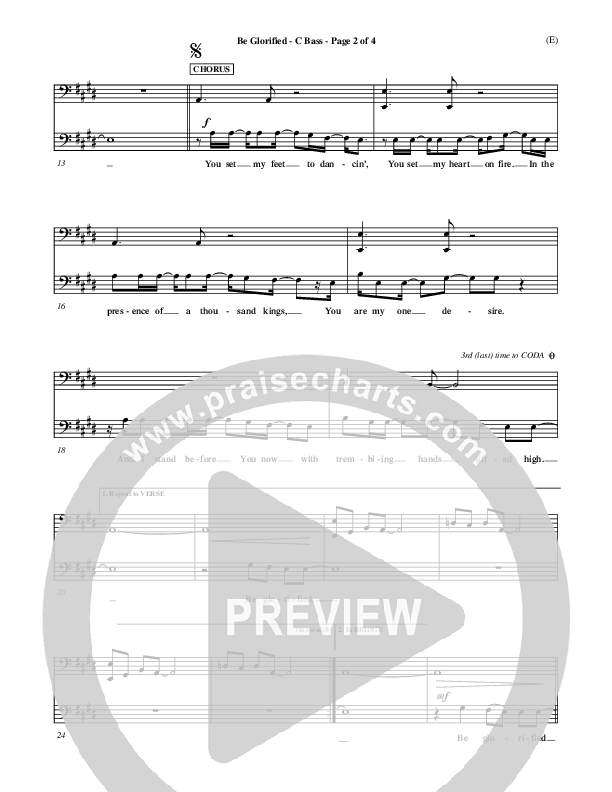 Be Glorified Contrabass (Chris Tomlin)