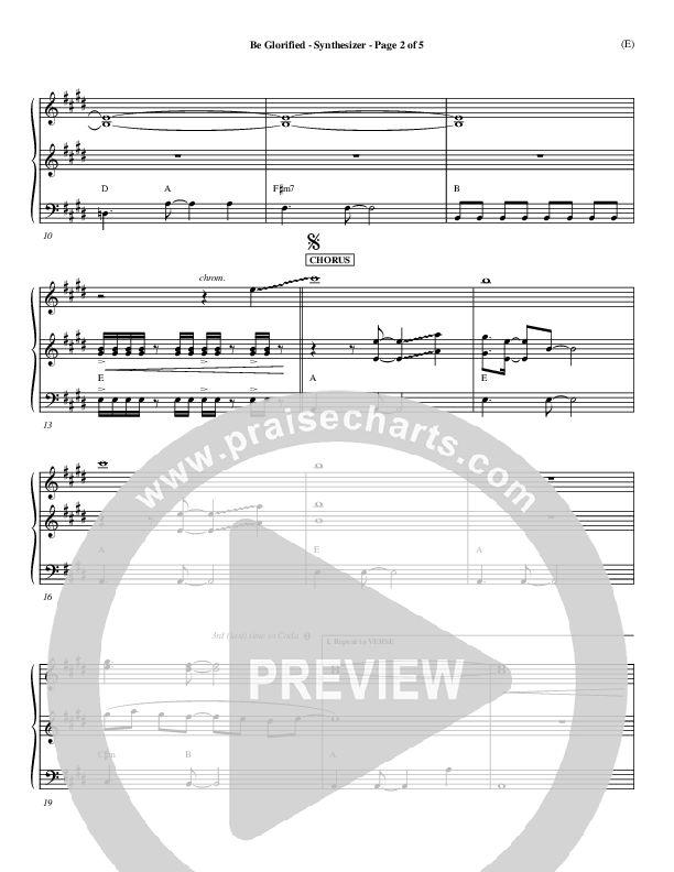 Be Glorified Synth (Chris Tomlin)