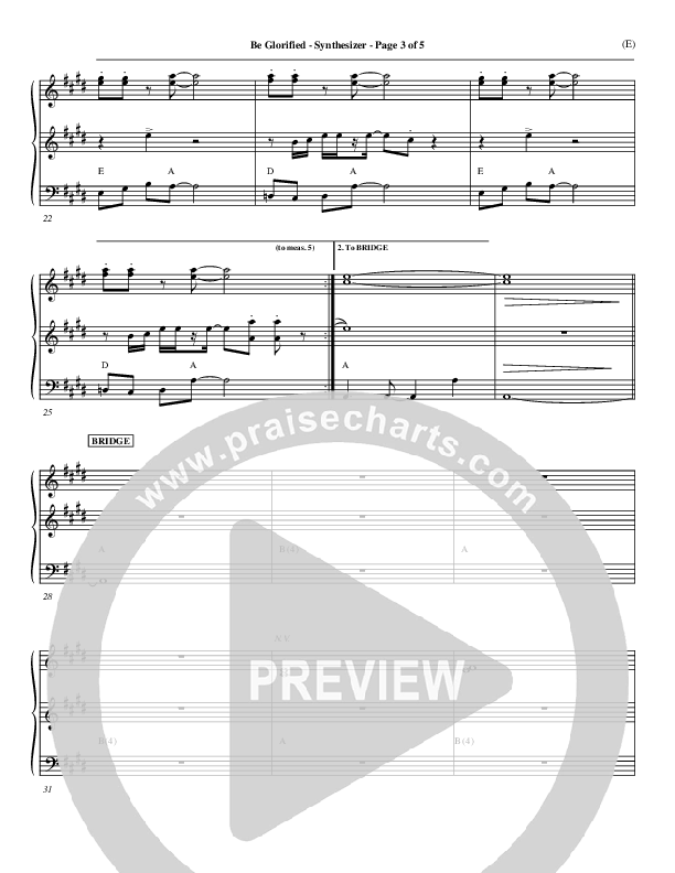 Be Glorified Synth (Chris Tomlin)