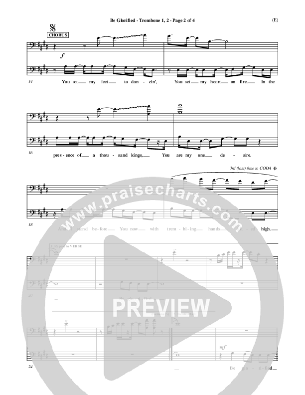 Be Glorified Trombone 1/2 (Chris Tomlin)