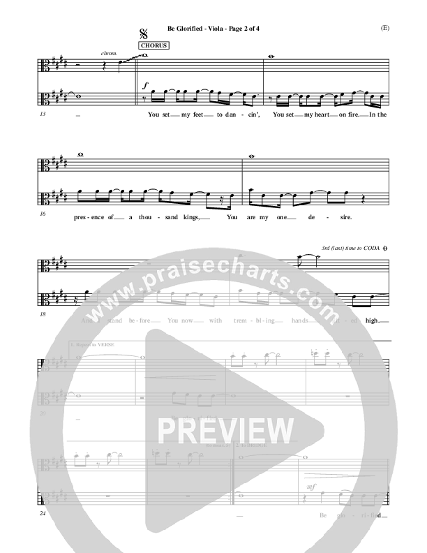 Be Glorified Viola (Chris Tomlin)