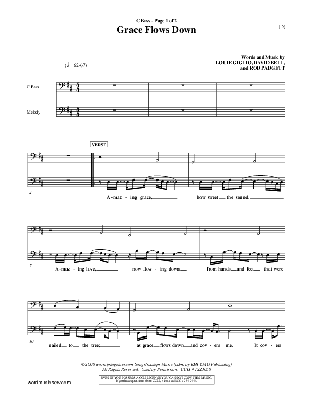 Grace Flows Down Contrabass ()