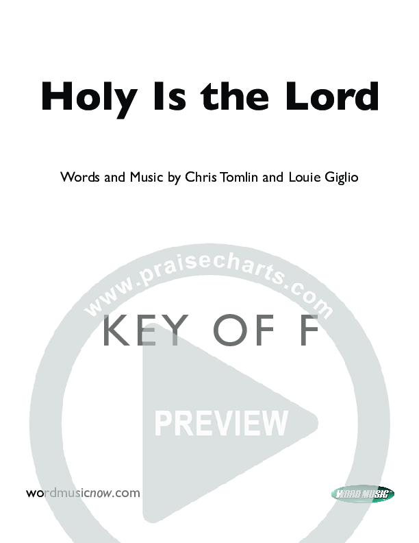 Holy Is The Lord Orchestration (Chris Tomlin)