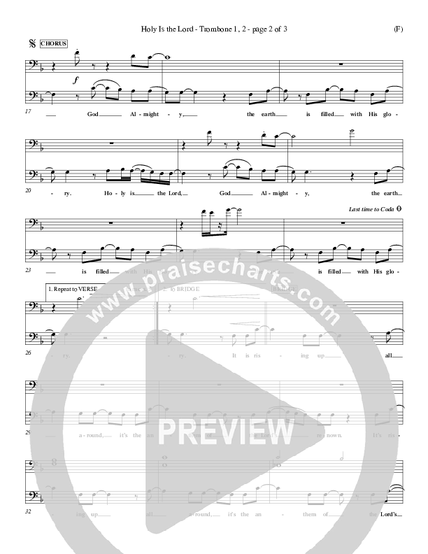 Holy Is The Lord Trumpet 1,2 (Chris Tomlin)