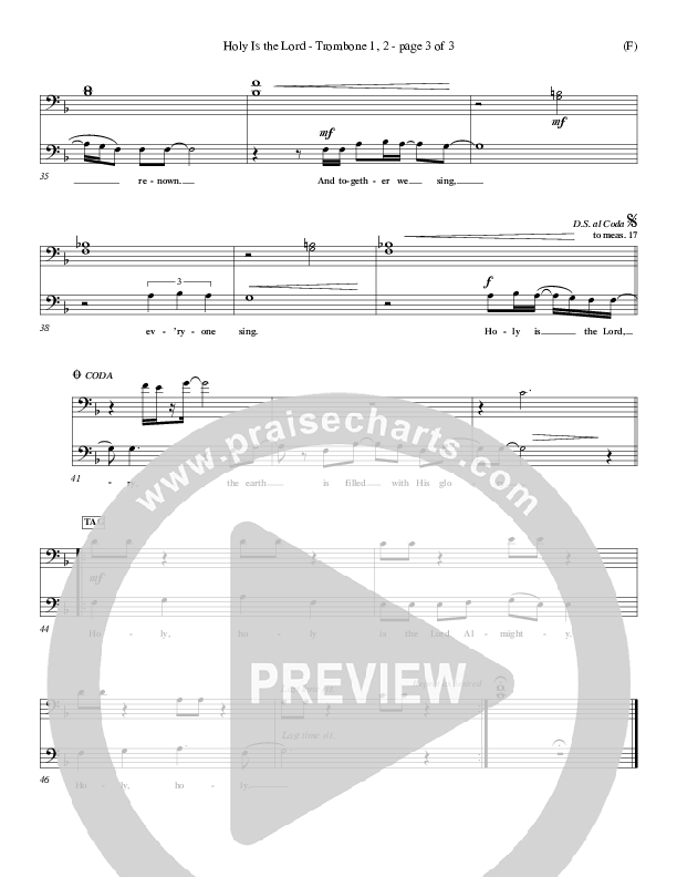 Holy Is The Lord Trumpet 1,2 (Chris Tomlin)