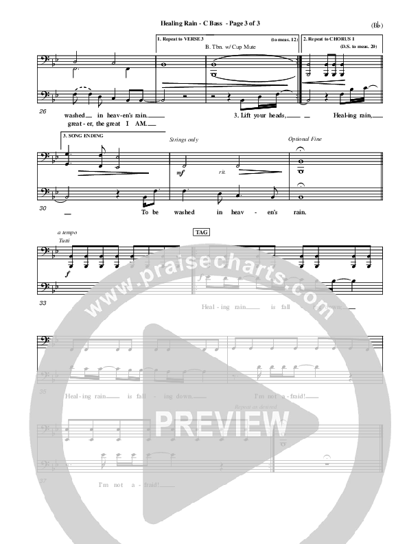 Healing Rain Contrabass (Michael W. Smith)