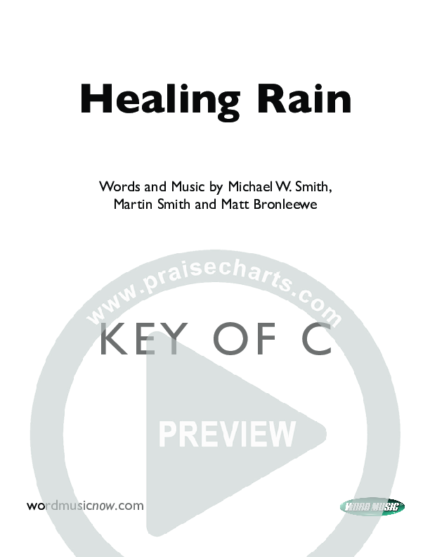 Healing Rain Orchestration (Michael W. Smith)