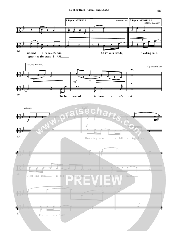 Healing Rain Viola (Michael W. Smith)