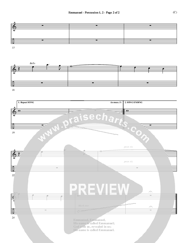 Emmanuel Percussion 1/2 (Bob McGee)