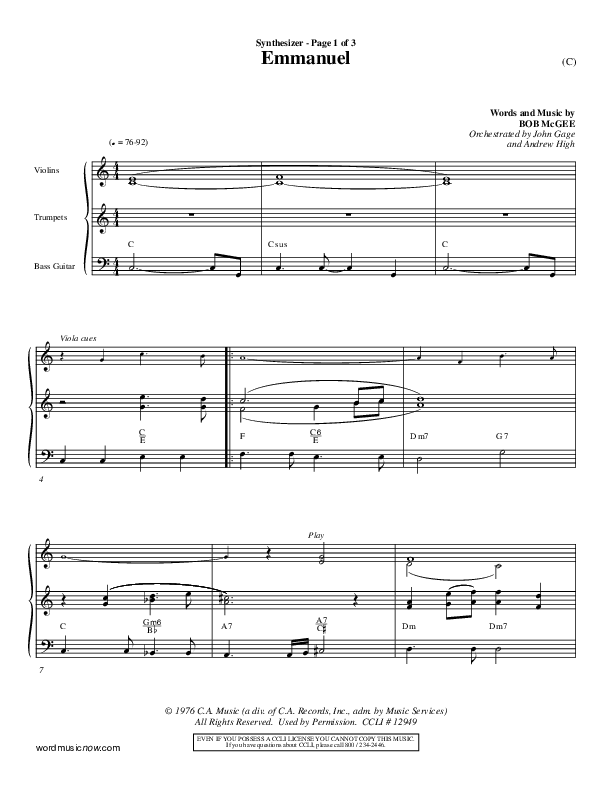 Emmanuel Synth (Bob McGee)