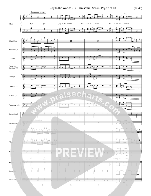 Joy To The World Conductor's Score ()