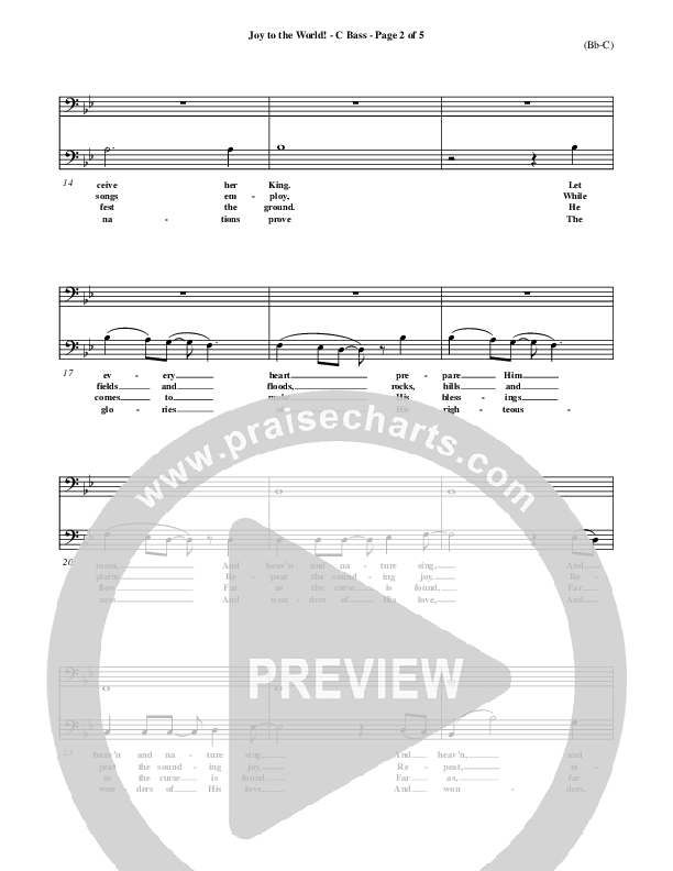 Joy To The World Contrabass ()