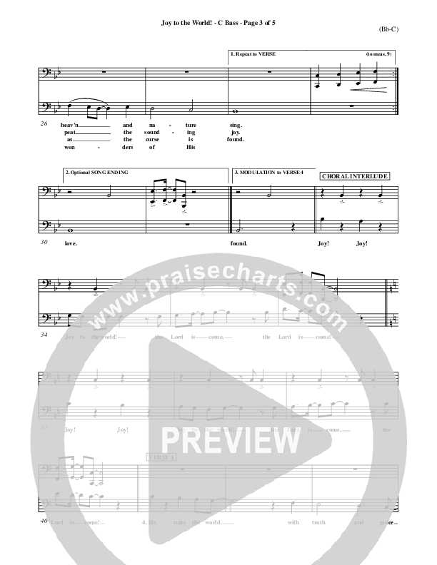 Joy To The World Contrabass ()