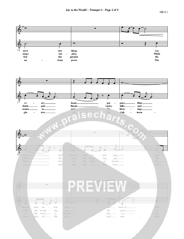 Joy To The World Trumpet 1 ()