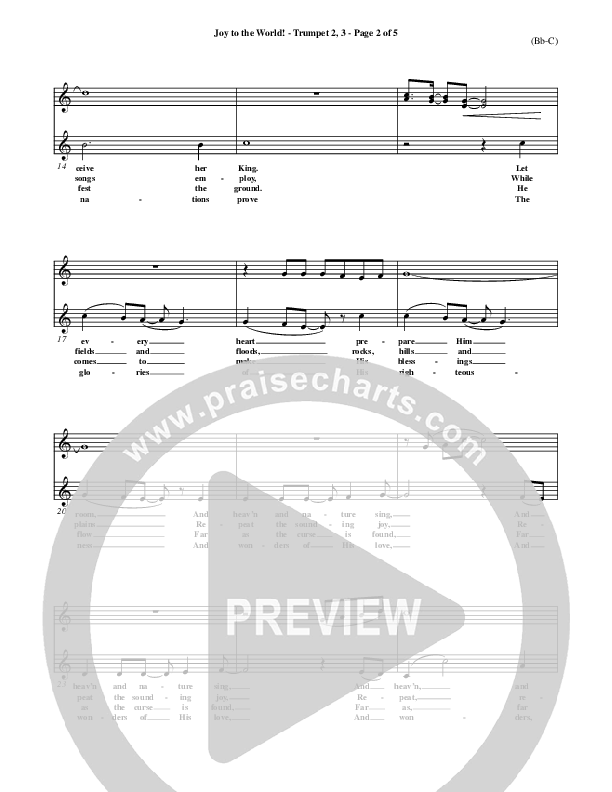 Joy To The World Trumpet 2/3 ()