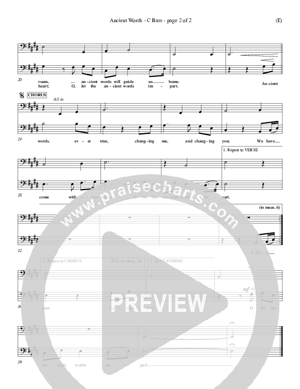 Ancient Words Contrabass (Lynn DeShazo)