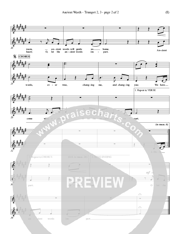 Ancient Words Trumpet (Lynn DeShazo)