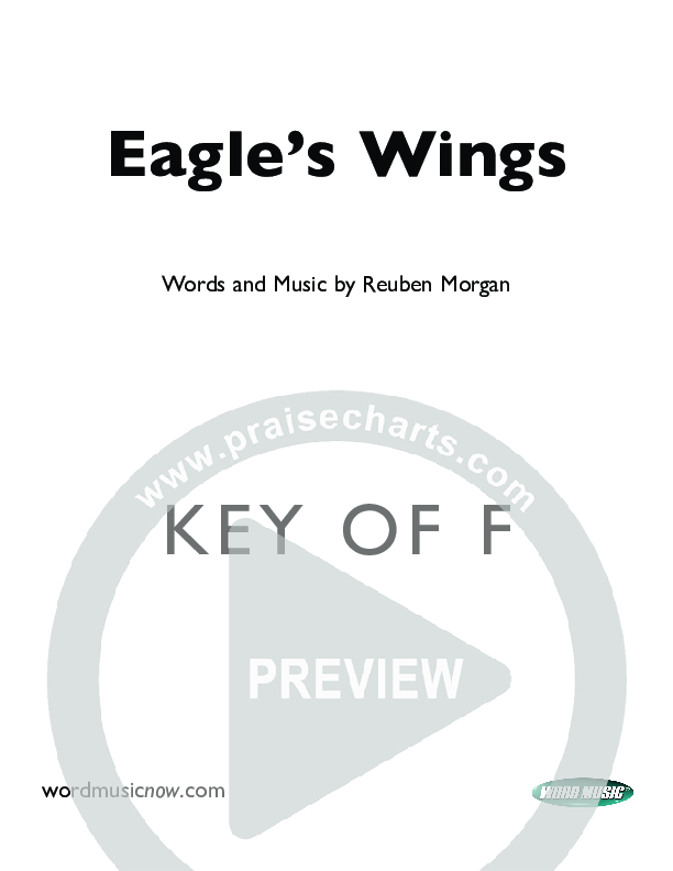 Eagle's Wings Cover Sheet (Reuben Morgan)