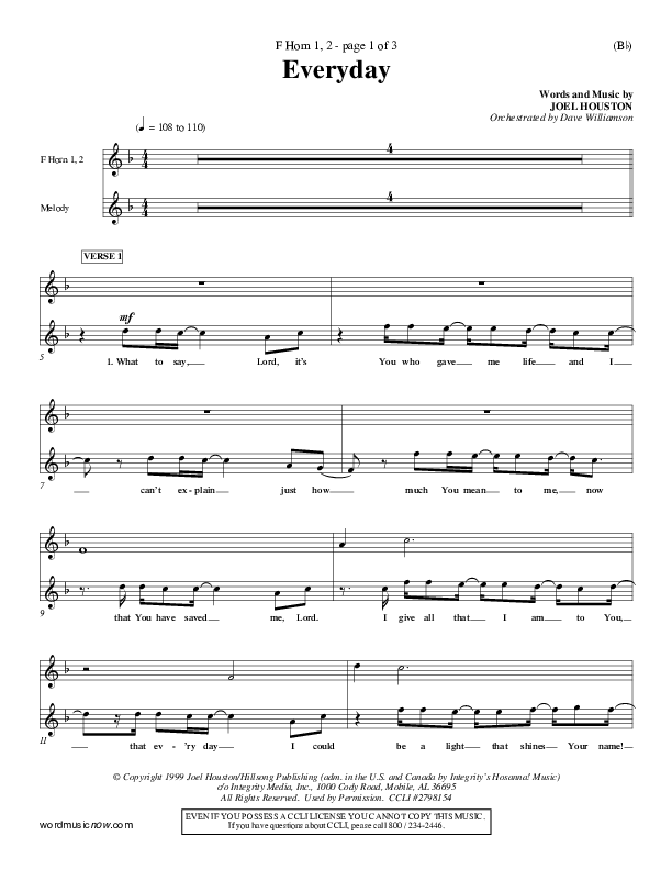 Everyday French Horn 1/2 (Joel Houston)