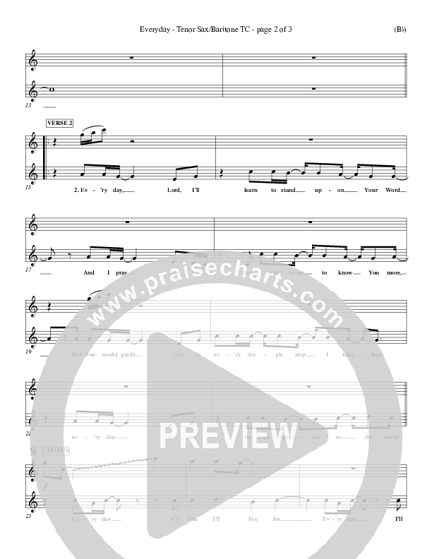 Everyday Tenor Sax/Baritone T.C. (Joel Houston)