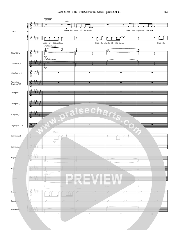 Lord Most High Conductor's Score (Gary Sadler)