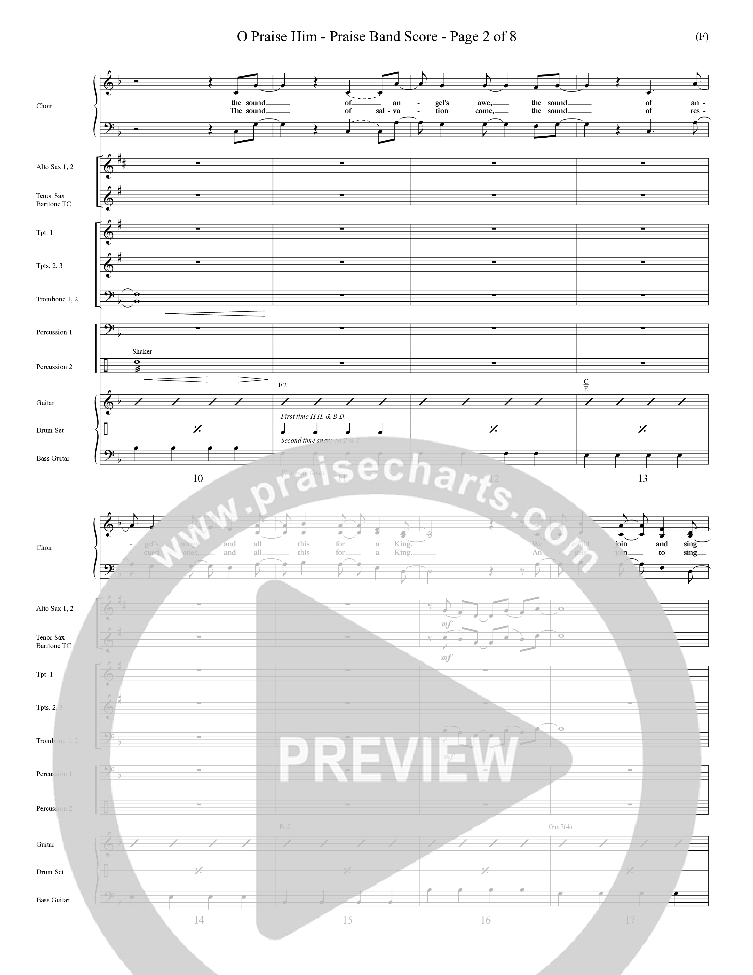 O Praise Him (Choral Anthem SATB) Conductor's Score (Word Music Choral / Orch. David Winkler)