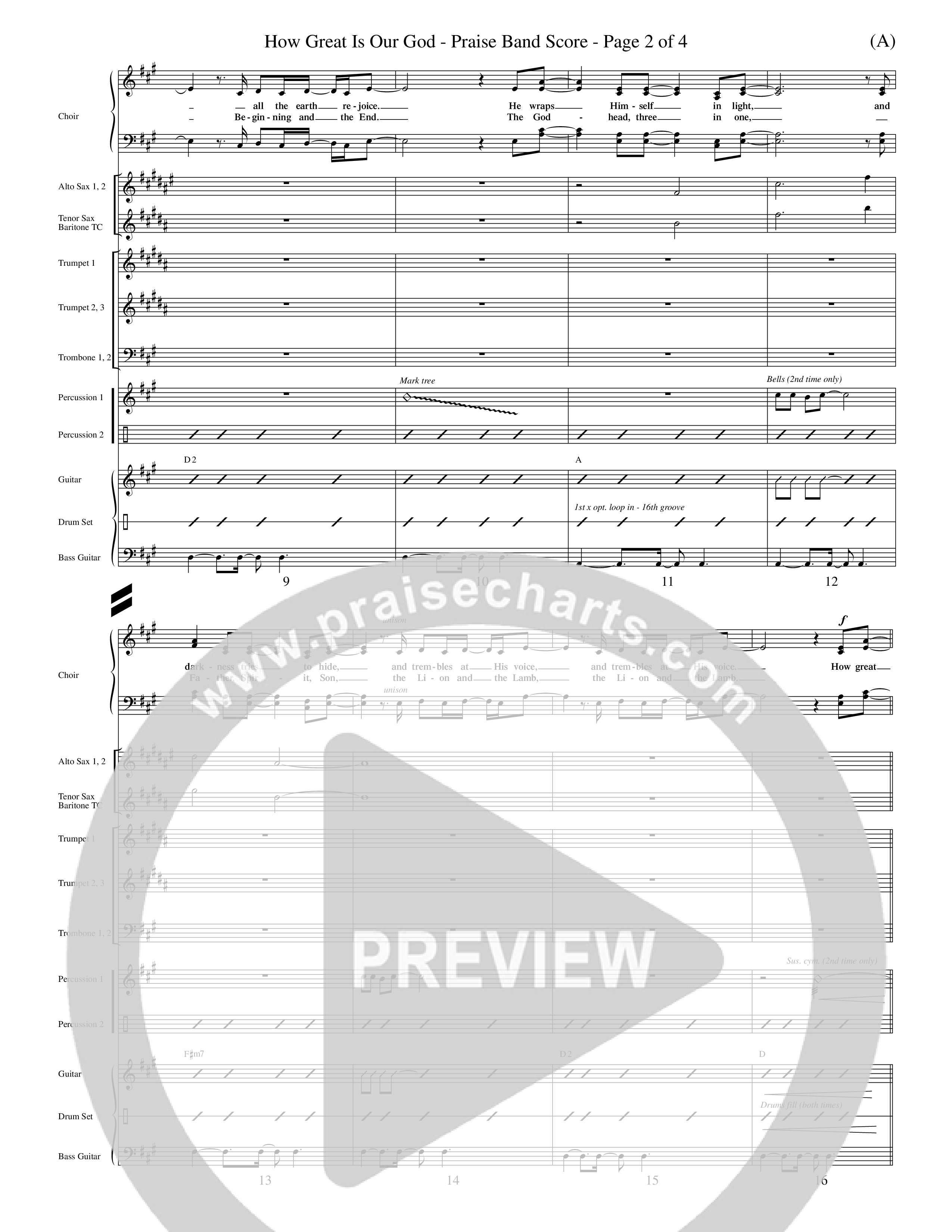 How Great Is Our God (Choral Anthem SATB) Conductor's Score (Word Music Choral / Orch. Dave Williamson)