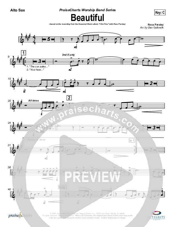 Beautiful Alto Sax (New Life Worship)