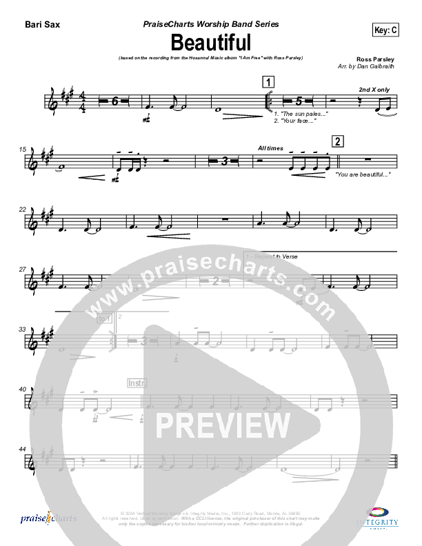 Beautiful Bari Sax (New Life Worship)