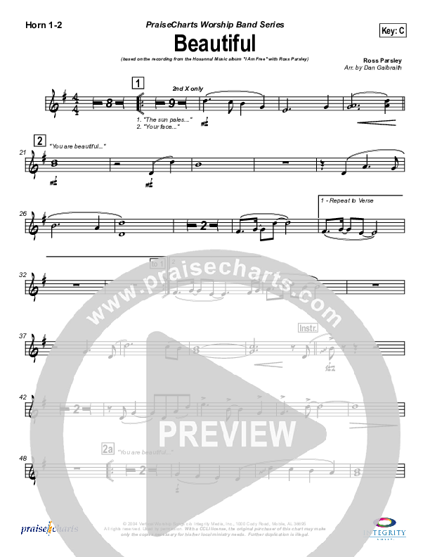 Beautiful French Horn 1/2 (New Life Worship)