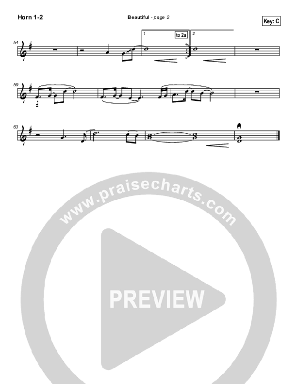 Beautiful French Horn 1/2 (New Life Worship)