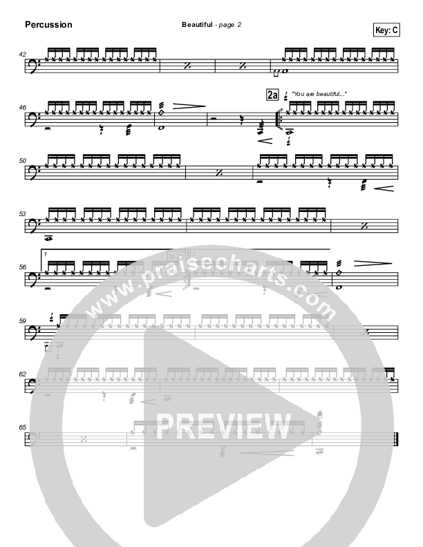 Beautiful Percussion (New Life Worship)