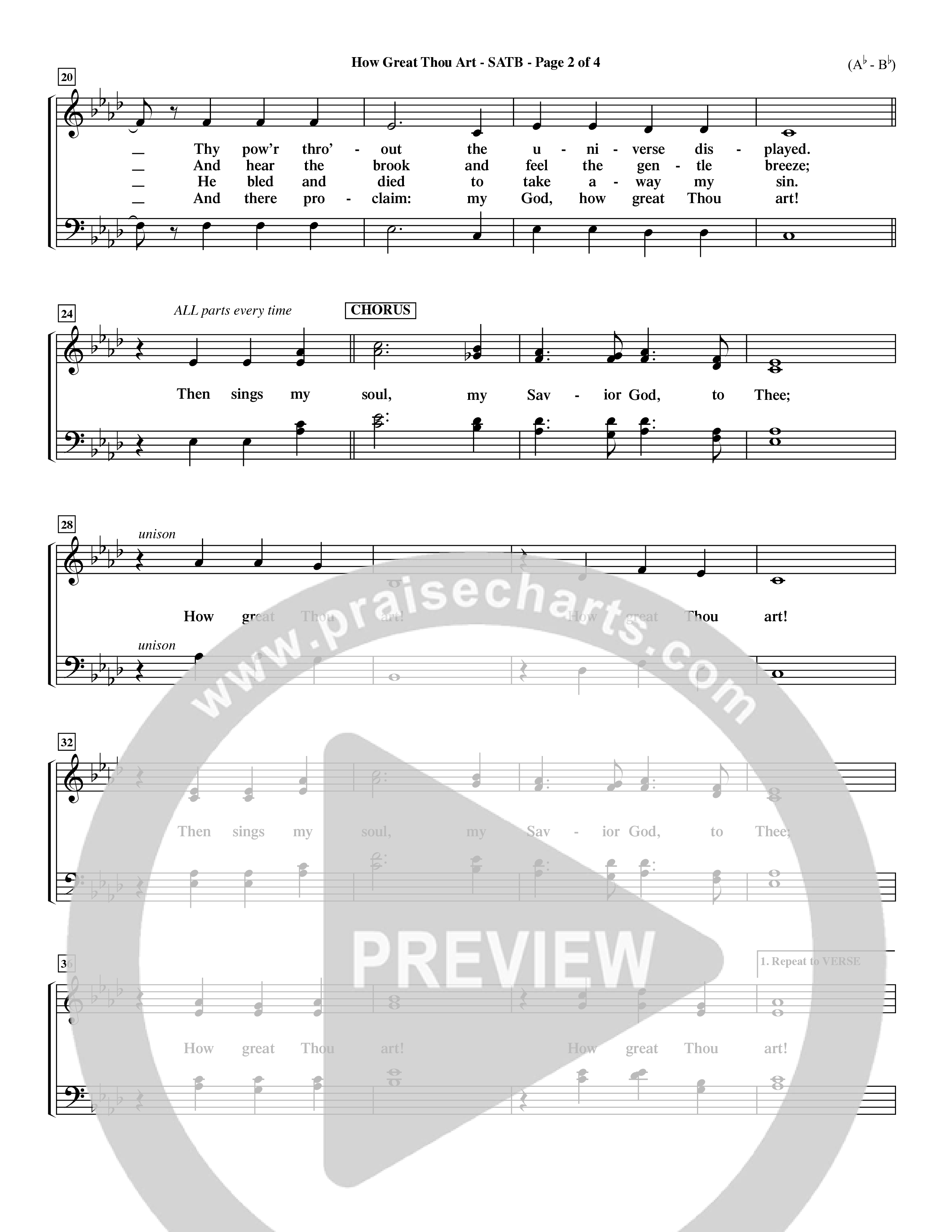 How Great Thou Art (Choral Anthem SATB) Choir Sheet (SATB) (Word Music Choral / Arr. John Coates / Orch. Dave Williamson / Orch. Keith Christopher)