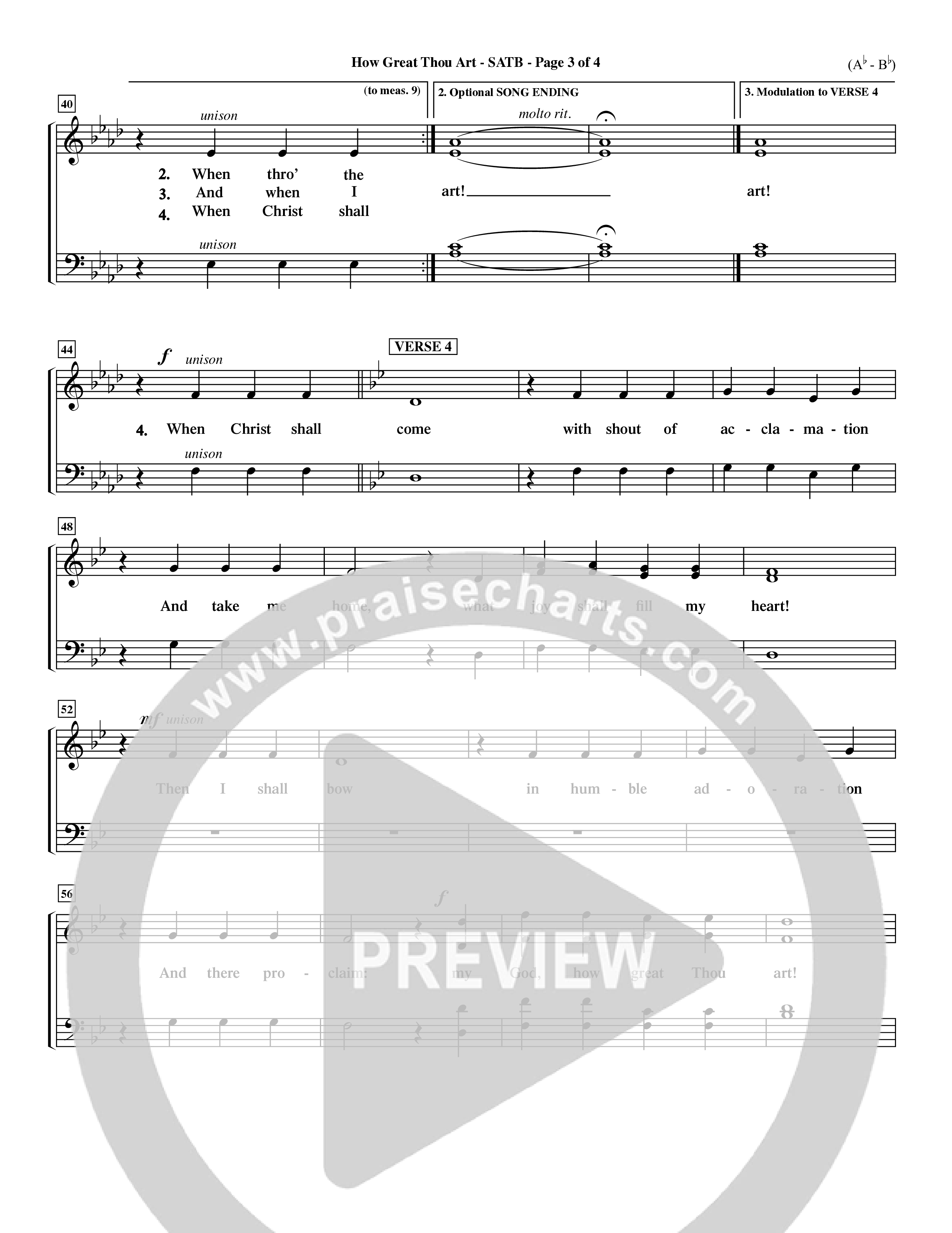 How Great Thou Art (Choral Anthem SATB) Choir Sheet (SATB) (Word Music Choral / Arr. John Coates / Orch. Dave Williamson / Orch. Keith Christopher)
