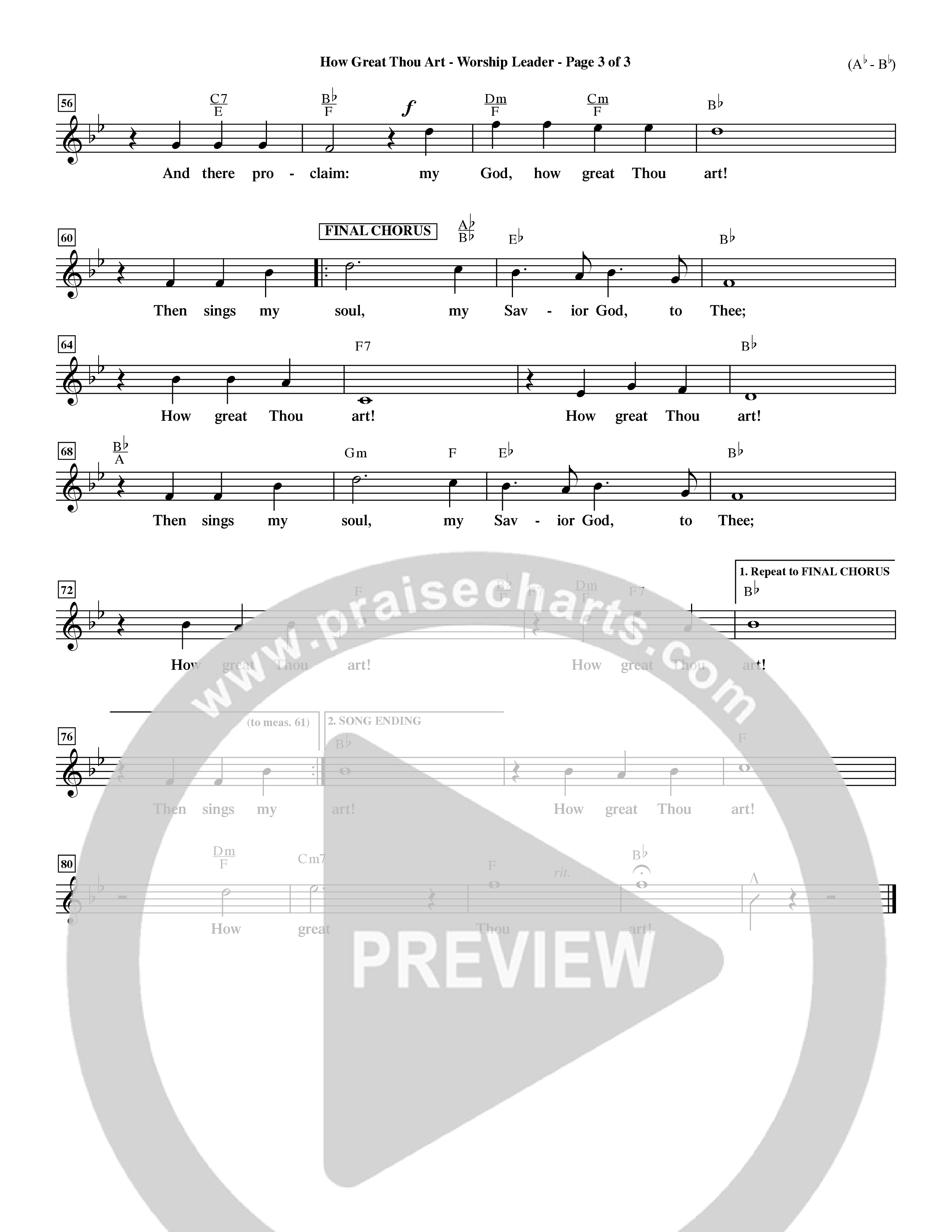 How Great Thou Art (Choral Anthem SATB) Rhythm Pack (Word Music Choral / Arr. John Coates / Orch. Dave Williamson / Orch. Keith Christopher)
